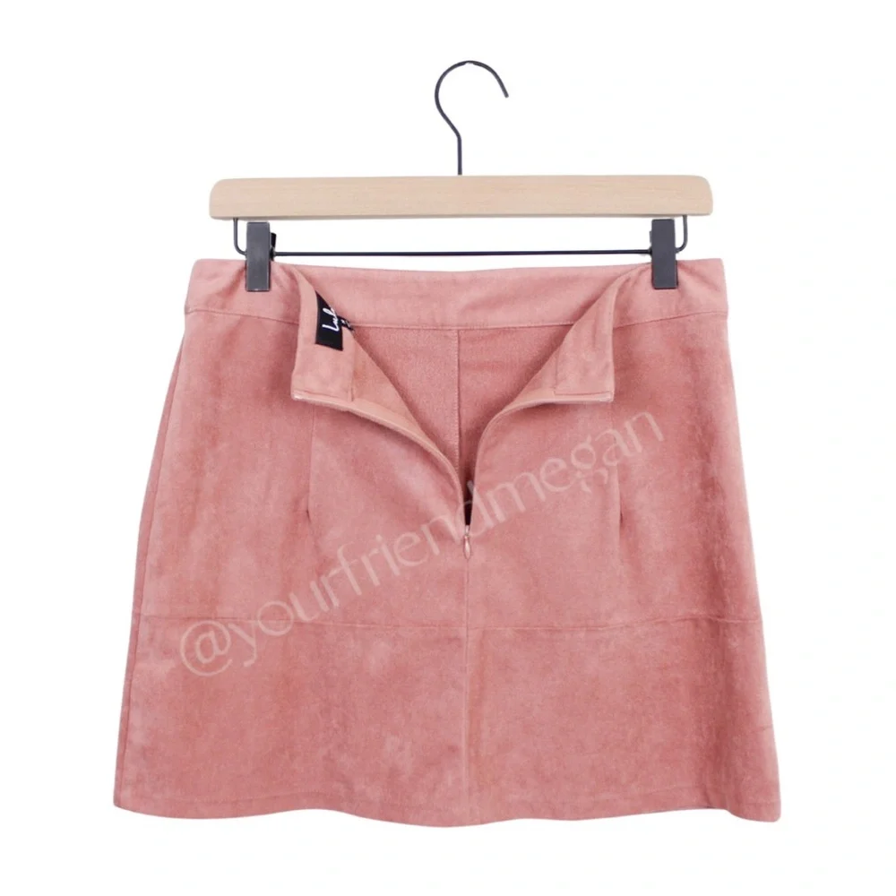 Lulus Shenandoah Mauve Suede Mini Skirt - Picture 6 of 8
